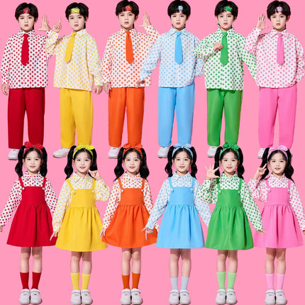 六一儿童演出服表演服装小学生啦啦队幼儿园运动会合唱班服舞蹈服