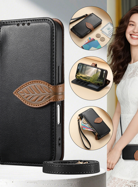 斜挎背包适用opporeno14手机壳reno14pro新款OPPOFindx9拉链卡包Findx9Pro保护套reno12F防摔reno13F翻盖皮套