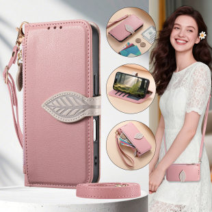 wish5手机壳拉链零钱包wish4防摔硅胶保护套夏普Sharp Sense9全包边翻盖插卡高级感皮套 Aquos 适用夏普Sharp