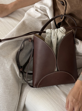 bounded有界丨JIL新款高级感头层真皮简约好看手机斜跨包迷你小包