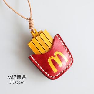 手工卡通头层牛皮真皮挂件包包挂饰 bounded有界 福利大放送