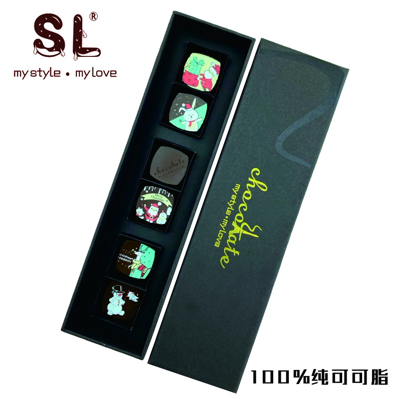 SL chocolate巧克力高档礼盒装女友比利时进口定制送人圣诞节礼物