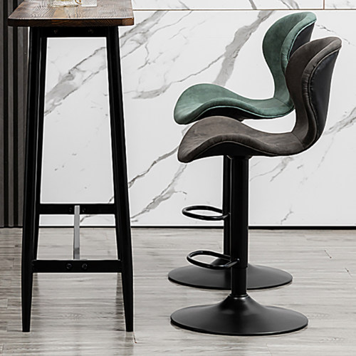 现代简约家用旋转轻奢铁艺升降椅