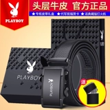 Playboy, трендовый ремень, кожаные штаны для отдыха, из натуральной кожи, воловья кожа