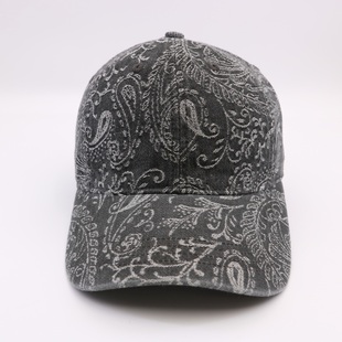 日韩系花纹做旧休闲复古时尚 百搭街头出游棒球帽渔夫帽画家帽新款