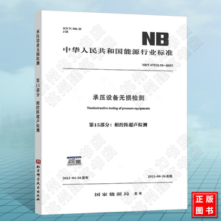 NB/T47013.15-2021承压设备无损检测 第15部分 相控阵超声检测