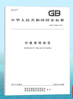 GB/T 40995-2021村镇照明规范