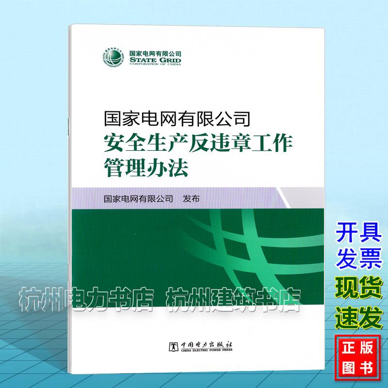 国家电网有限公司安全生产反违章工作管理办法 国家电网有限公司 中国电力出版社 9787519893675