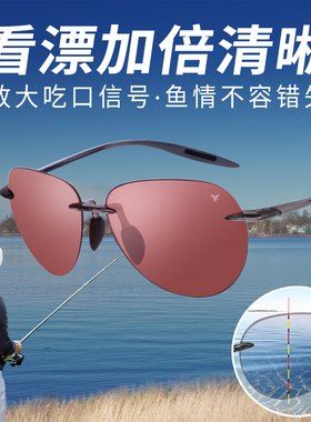 御牌速控M2301钓鱼眼镜青铜偏光太阳镜增晰OAR看漂超清抗冲击逆光
