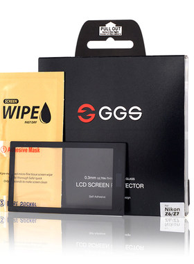 GGS适用尼康Z5 Z6III Z7II Z8 Z9微单ZR钢化膜D850 D800 D780单反D610相机D5 D4S DF屏幕D7200 D7500保护贴膜