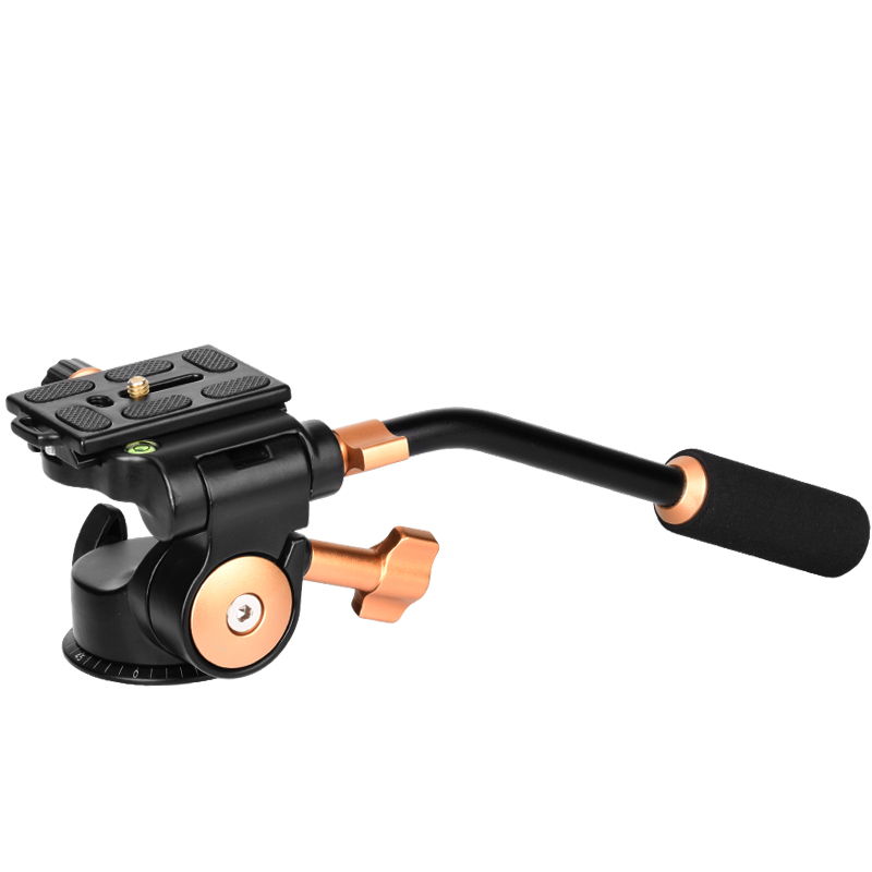 轻装时代Q08S单手柄阻尼三维云台金属相机三脚架云台摄像摄影云台