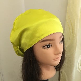 定制双层真丝透气画家护士医生手术亲子月子护发夏季包头睡帽男女