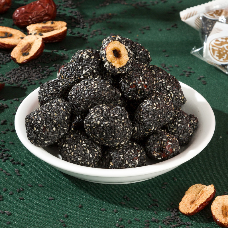 苏南黑芝麻脆枣烘烤香酥解馋零食