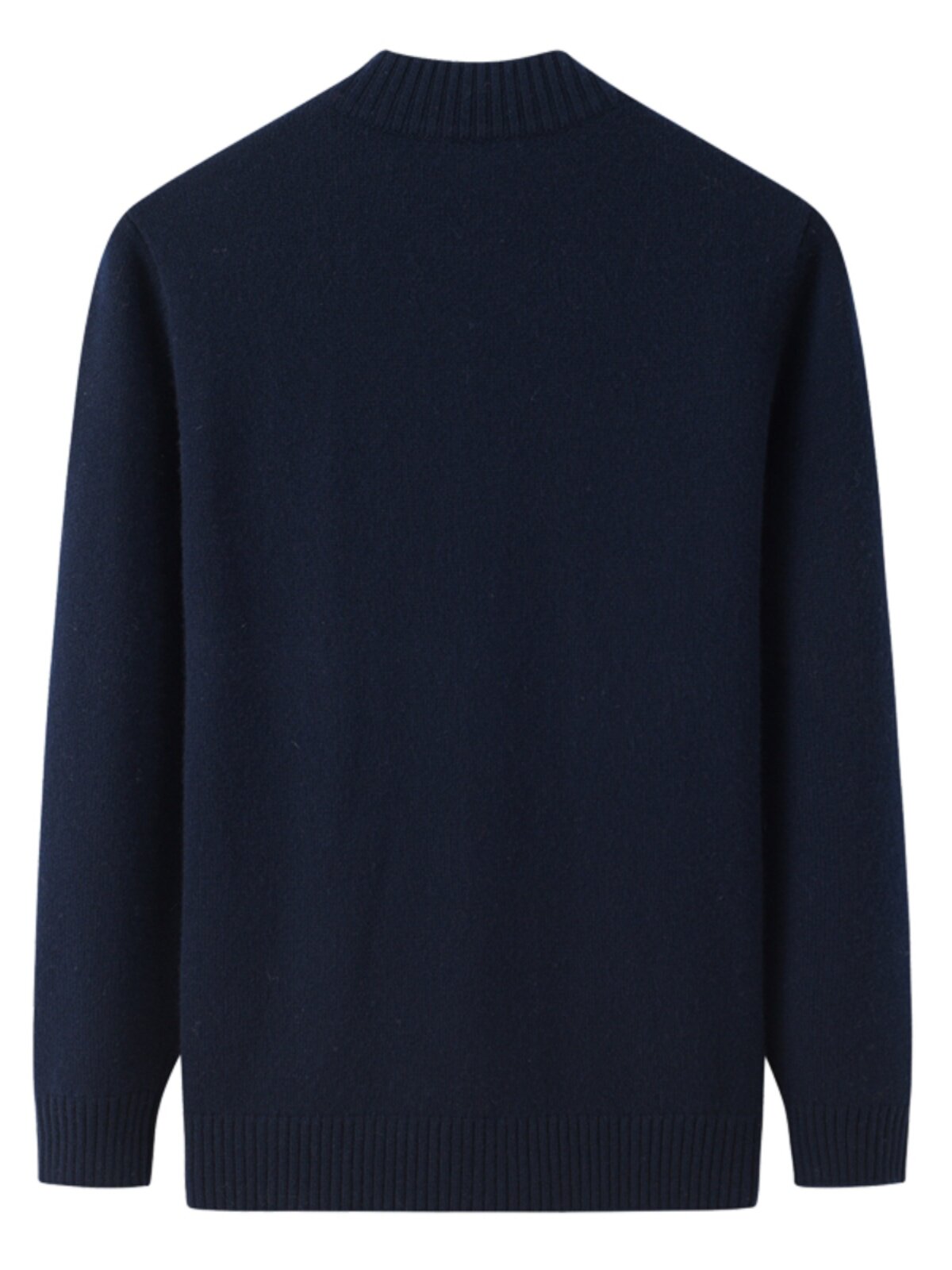 ORBEGA 24 가을 겨울 새 캐주얼 두꺼운 100 순수 캐시미어 스웨터 남성용 반 높이 지퍼 카디건 스웨터