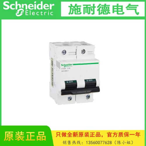 Schneider/施耐德A9N19813 高额定电流小型断路器 C120H 2P D 80A