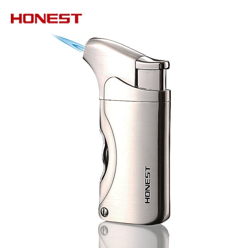 honest百诚打火机 金属电子充气直冲男士多功能创意个性雪茄蚊香