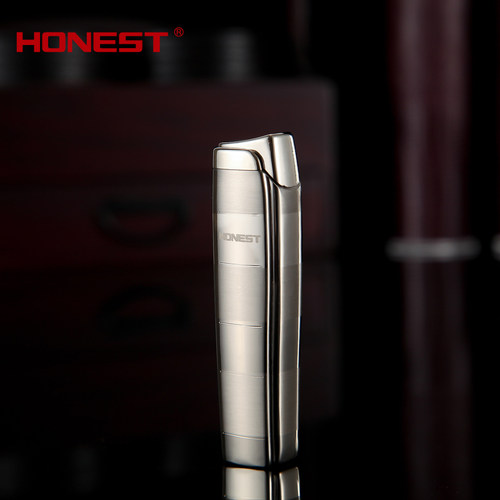 Honest打火机正品充气金属简约