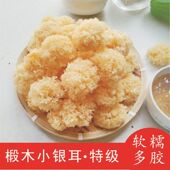 椴木小银耳新货特级古田干货胶糯耳莲子羹雪耳白木耳野生无硫丑耳