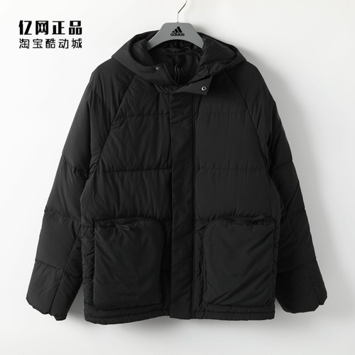 阿迪达斯男款运动休闲保暖羽绒服