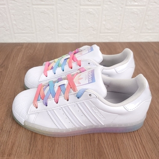 三叶草 SUPERSTAR 男女贝壳头时尚 GW9682 Adidas 百搭休闲鞋 板鞋