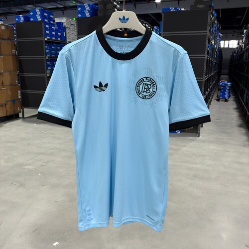 Adidas 三叶草 德国足球协会125周年系列足球运动短袖球衣 JY1315