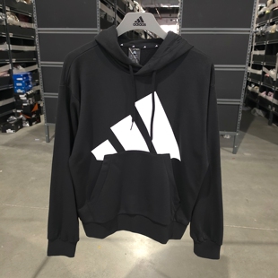 Adidas 阿迪达斯 男款经典百搭运动休闲连帽套头衫卫衣帽衫IN6164