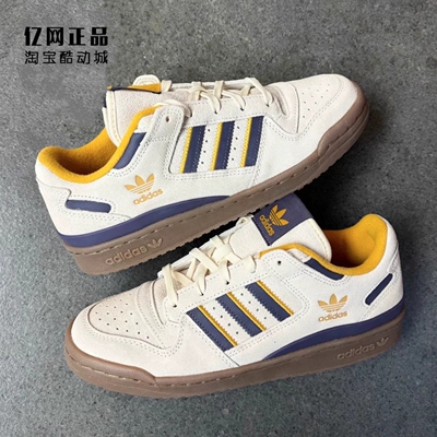 阿迪达斯 三叶草 FORUM LOW 男女经典百搭低帮休闲板鞋 JQ2655
