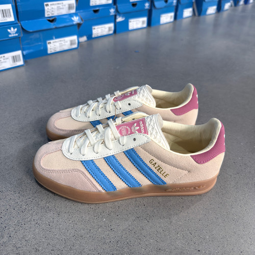 Adidas 三叶草 GAZELLE 男女经典百搭德训鞋T头鞋休闲板鞋 JQ0010