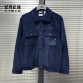 复古运动休闲灯芯绒翻领夹克上衣外套 男款 IX9609 三叶草 Adidas