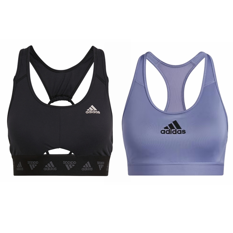 Adidas 阿迪达斯 女舒适训练健身跑步运动内衣文胸 HF4814 G