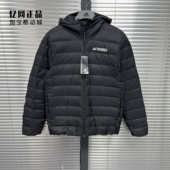 保暖连帽羽绒服 Adidas 户外运动休闲轻薄款 男款 KB2176 阿迪达斯