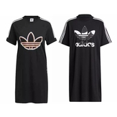 三叶草 H43973 女运动休闲时尚 连衣裙 H20487 舒适透气短袖 Adidas