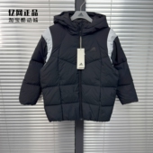 Adidas JM7211 运动休闲保暖连帽羽绒服 阿迪达斯童装 儿童冬季