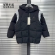 Adidas JM7211 运动休闲保暖连帽羽绒服 阿迪达斯童装 儿童冬季