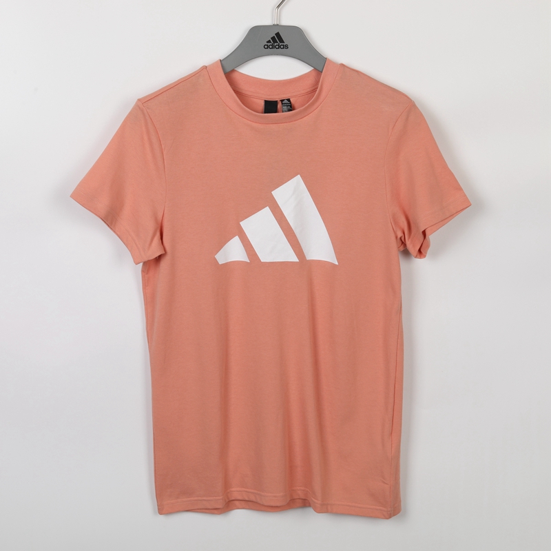 Adidas 阿迪达斯 女款夏季运动休闲舒适透气圆领短袖T恤 H2410