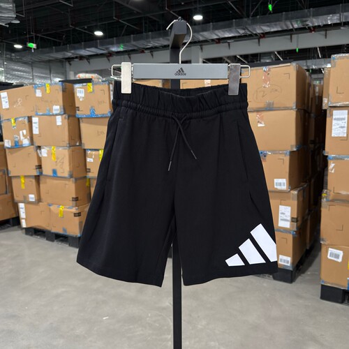 Adidas 阿迪达斯正品 中大儿童少年纯棉舒适透气运动短裤 JE1391