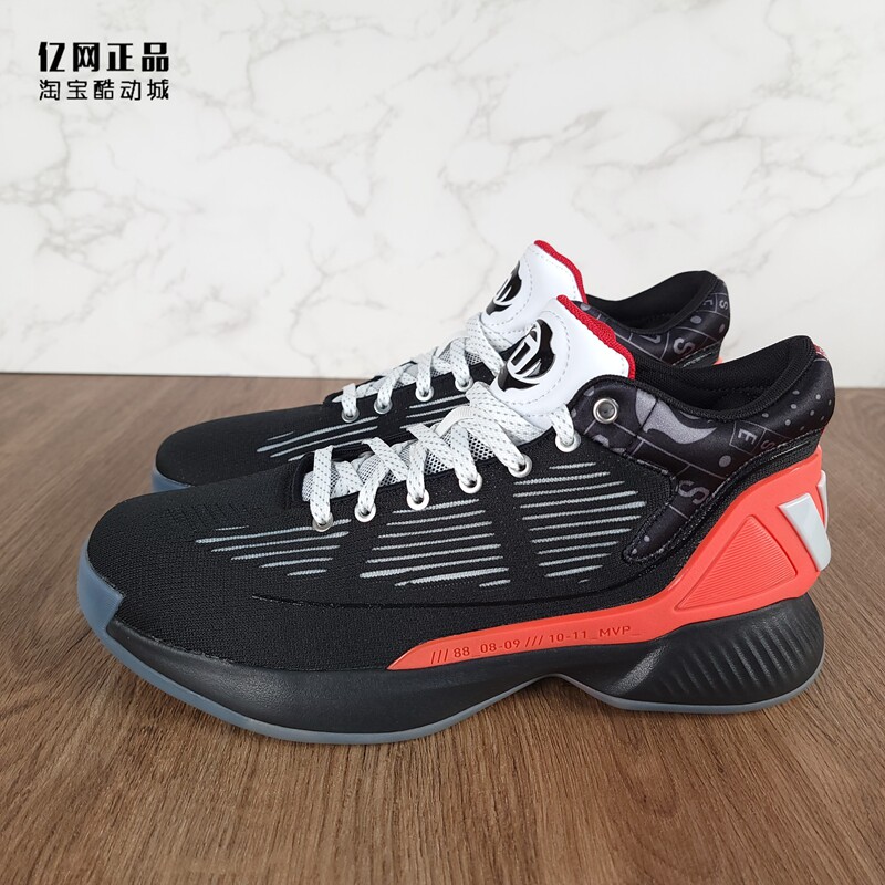 adidas 阿迪达斯 d rose 10 男子罗斯10代场上缓震篮球鞋 eh2000