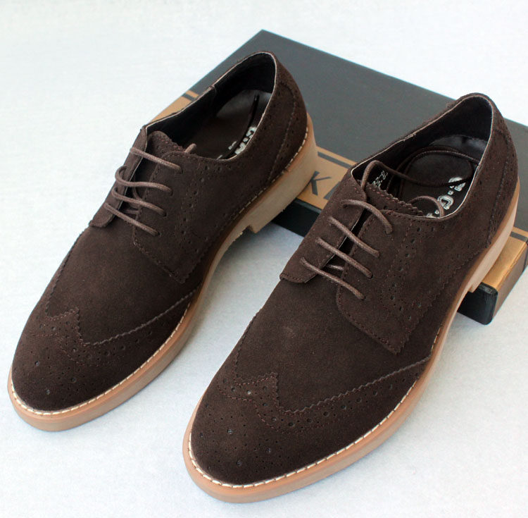 清仓断码 商务休闲男鞋 英伦复古雕花反毛皮牛皮休闲男皮鞋牛筋底,流行男鞋,休闲皮鞋,淘宝优惠券,粉丝福利购,淘宝优惠卷