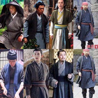 影视古装春秋战国唐朝宋朝百姓农夫小厮服村民男士樵夫服群演服装