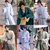 莲花楼李莲花李相宜同款 汉服侠客棉麻古装 男士 公子服飘逸仙气大袖