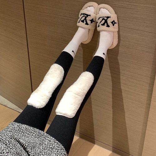 2025秋冬新款哈尔滨羊毛裤女冬季加厚加绒男士羊羔绒保暖秋裤