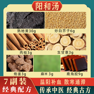 阳和汤清代名医王洪绪逼出骨头缝里的寒/湿/通阳散寒/温/阳筋/骨