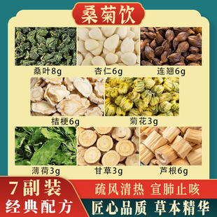 桑菊饮桑叶茶薄荷芦根桔梗甘草陈皮非参杞茶官方正品旗舰店