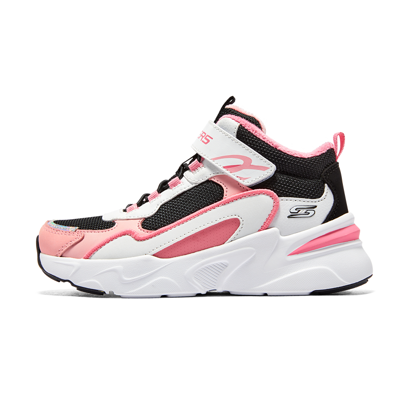 Skechers斯凯奇儿童运动老爹鞋保暖棉靴冬季童鞋女童防滑二棉鞋