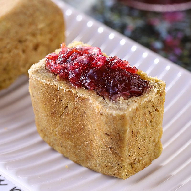 纯素龙井鲜花酥 云南鲜花饼 无五辛荤佛寺庙 210g/盒6枚装