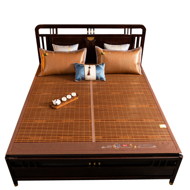 夏季1.8双人竹可折叠藤席家用
