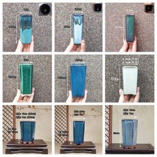 30元包邮宜兴紫砂微型多肉植物悬崖老桩签筒盆景小花盆