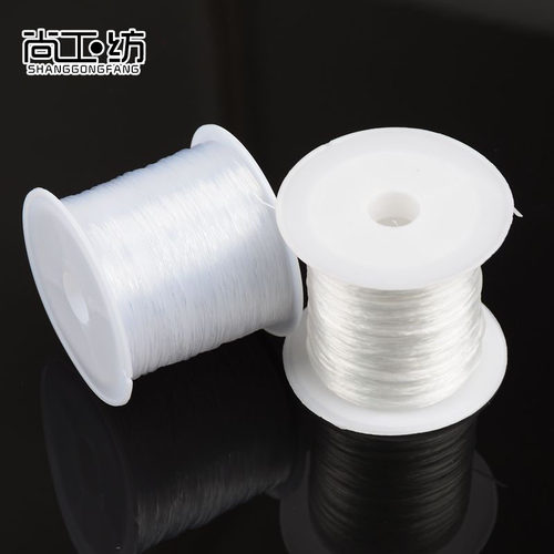 透明水晶弹力线佛珠文玩手串绳穿珠子的皮筋线耐磨串珠绳手链线
