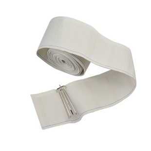 窗帘挂钩布带头加厚加密棉质打孔白布带衬布布条绑带窗帘配件辅料