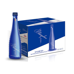 15瓶玻璃装 本来旺充气天然矿泉水348ml 奔来旺 百岁山